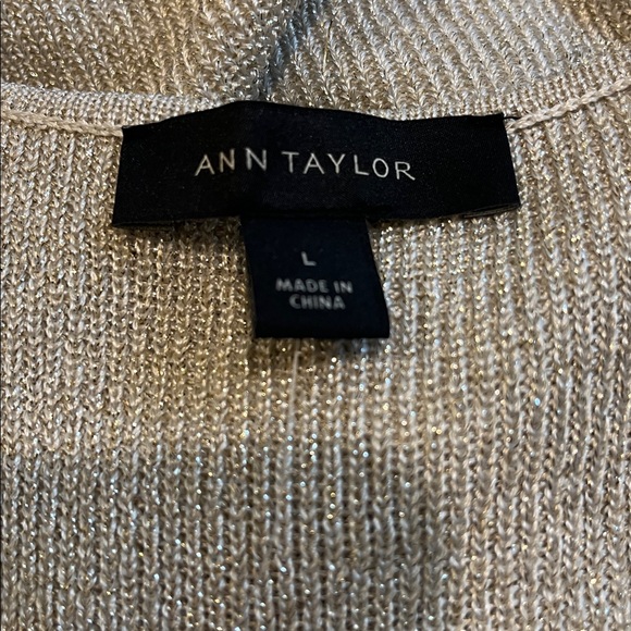 Ann Taylor Cream Maxi Dress V Neck - Picture 7 of 10